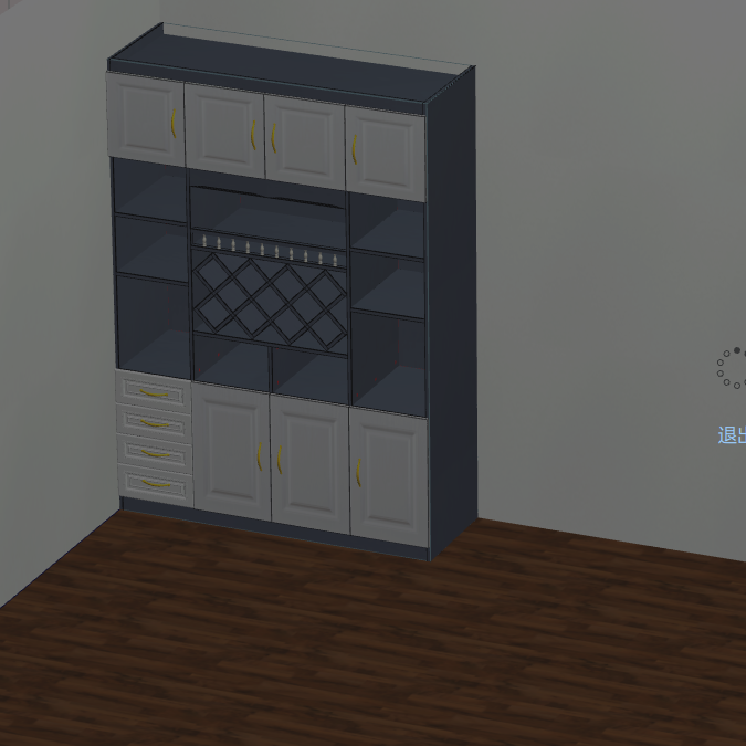 Cabinet software makes the design easier, and there is no need to understand the basics of CAD