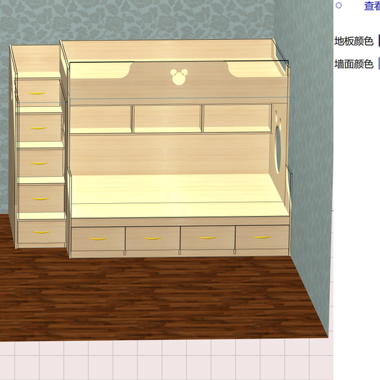 Panel furniture design and order splitting software, mobile phone and tablet design, computer material production, three-end synchronization