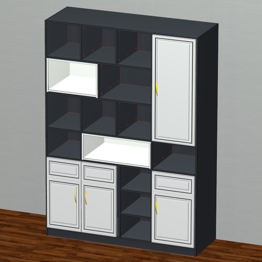 The cabinet software is unprecedentedly simple, and novices, carpentry masters, and installers can use a single rendering production software