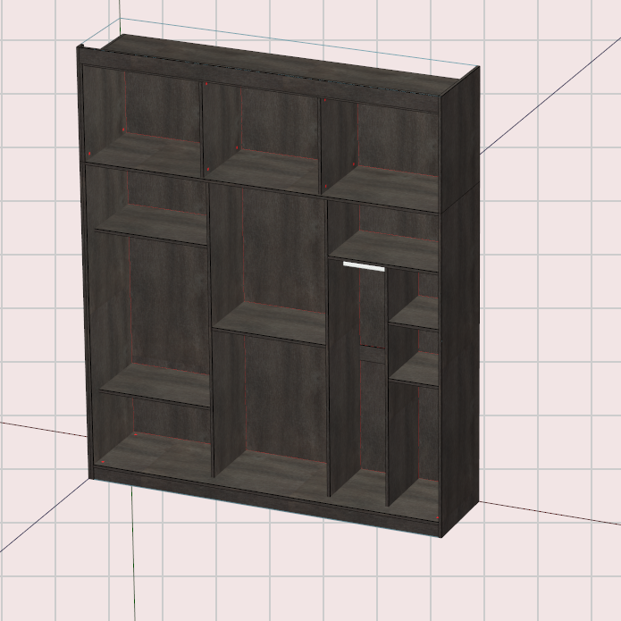 With this cabinet for dummies, you don't need to hire a designer, and you don't need a CAD software foundation