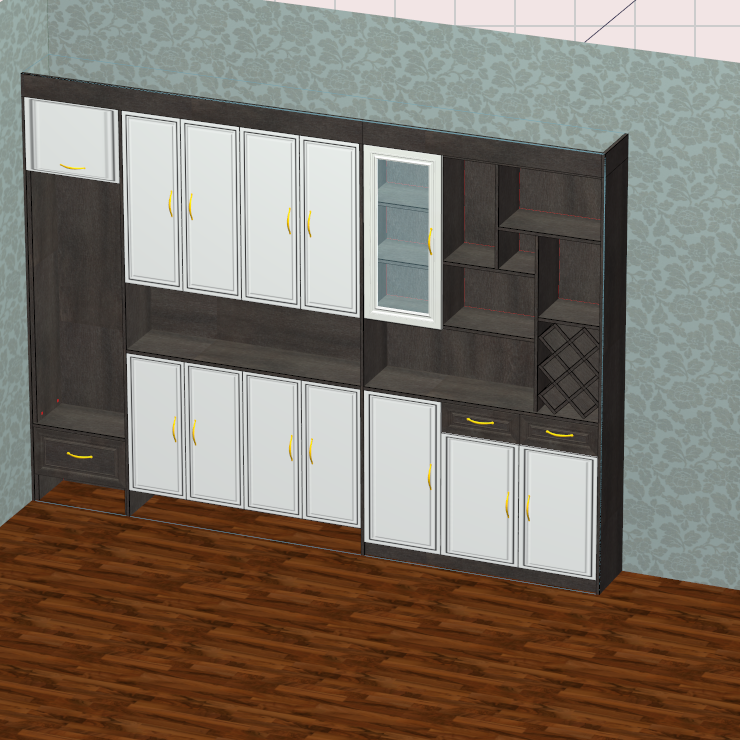 The cabinet software only needs to draw a diagram and split the order data to save time and labor