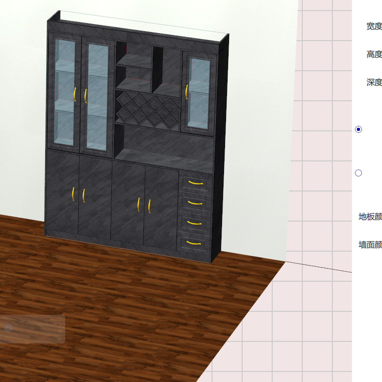 With this cabinet for dummies, you don't need to hire a designer, and you don't need a CAD software foundation