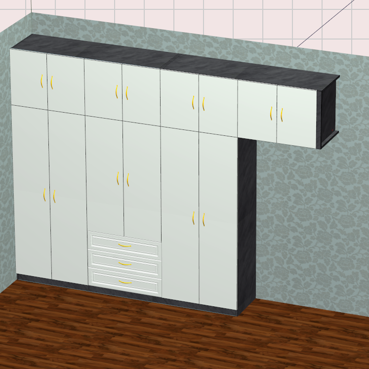 Cabinet software makes the design easier, and there is no need to understand the basics of CAD