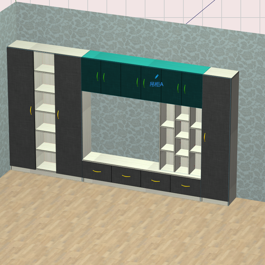 The cabinet software that can be drawn at the three ends of the mobile phone, computer and tablet can be drawn, and the number of logins is not limited, and the six-sided drawing can be connected to the cutting machine