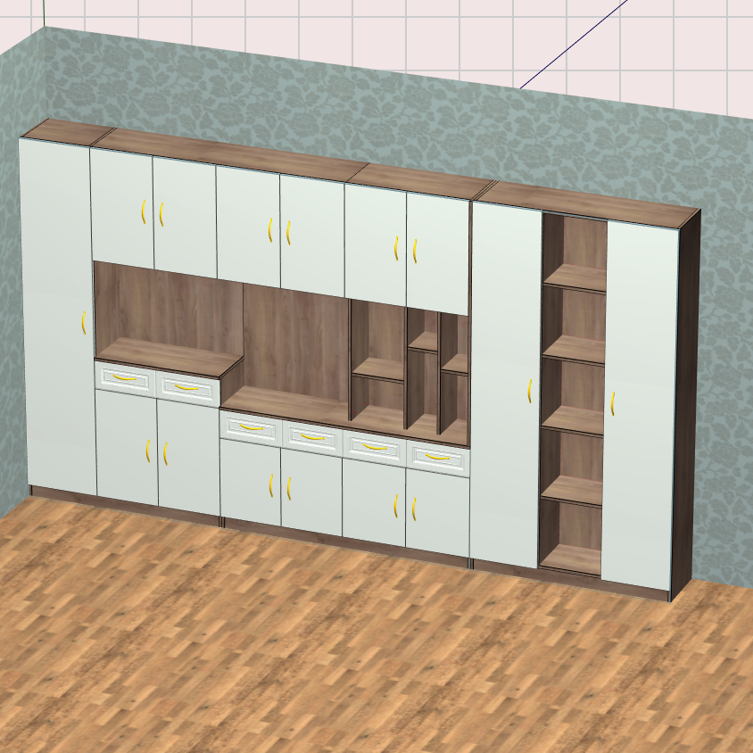 Panel furniture design and order splitting software, mobile phones, tablets, and computers can be drawn online to help the factory grow 3 times
