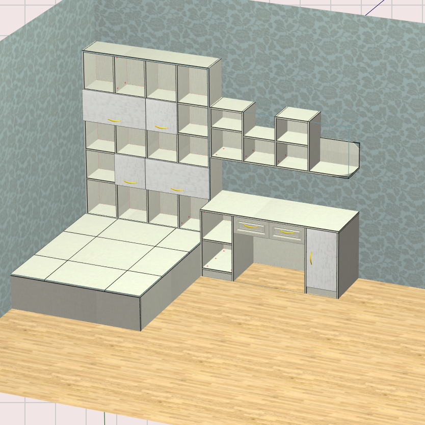 With this cabinet for dummies, you don't need to hire a designer, and you don't need a CAD software foundation