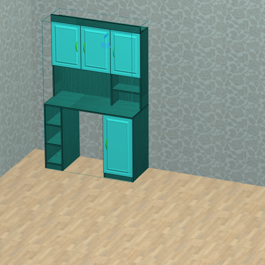 The cabinet software is a horizontal and vertical six-sided drawing cabinet, which can be operated by mobile phones, computers and tablets, and can be used in three days