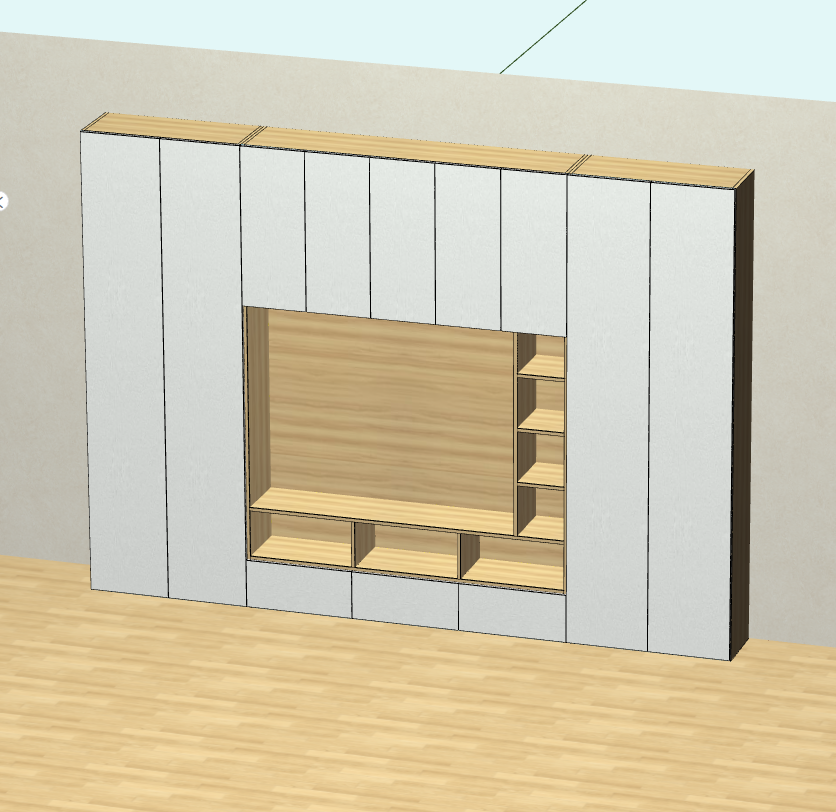 Cabinet software makes the design easier, and there is no need to understand the basics of CAD
