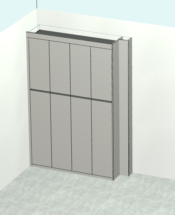 With this cabinet for dummies, you don't need to hire a designer, and you don't need a CAD software foundation