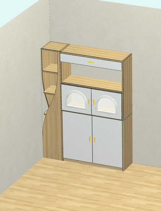 Panel furniture design, order splitting production software, you can draw cabinets with your fingers, one horizontal and one vertical, six sides of the drawing, mobile phone tablet data synchronization