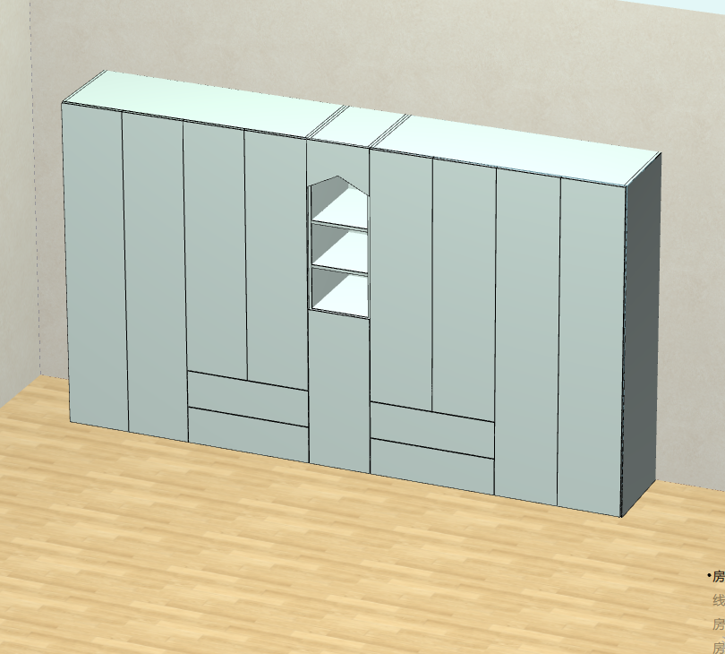 Panel furniture design and order splitting software, you can produce renderings after measuring the room on site, front-end design, back-end production, front and back end through, without any CAD foundation