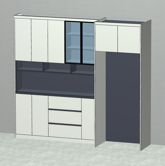 Panel furniture design order software, mobile phones, computers and tablets can be operated from three ports, on-site volume