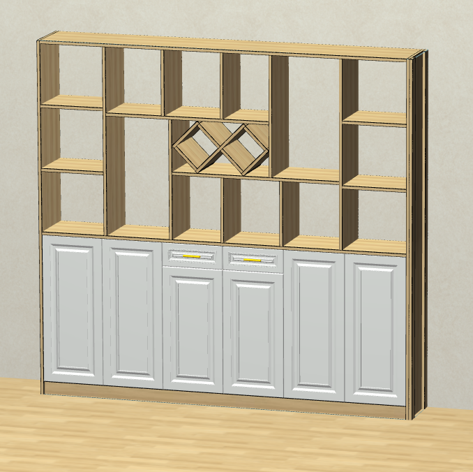 The cabinet software is unprecedentedly simple, and novices, carpentry masters, and installers can use a single rendering production software