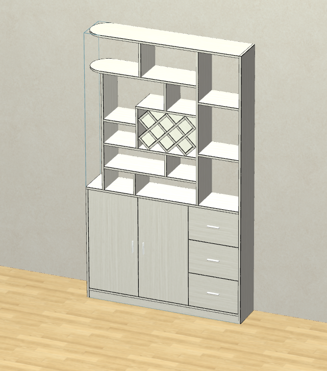 Cabinet software Panel furniture design and order software, front and back end integration