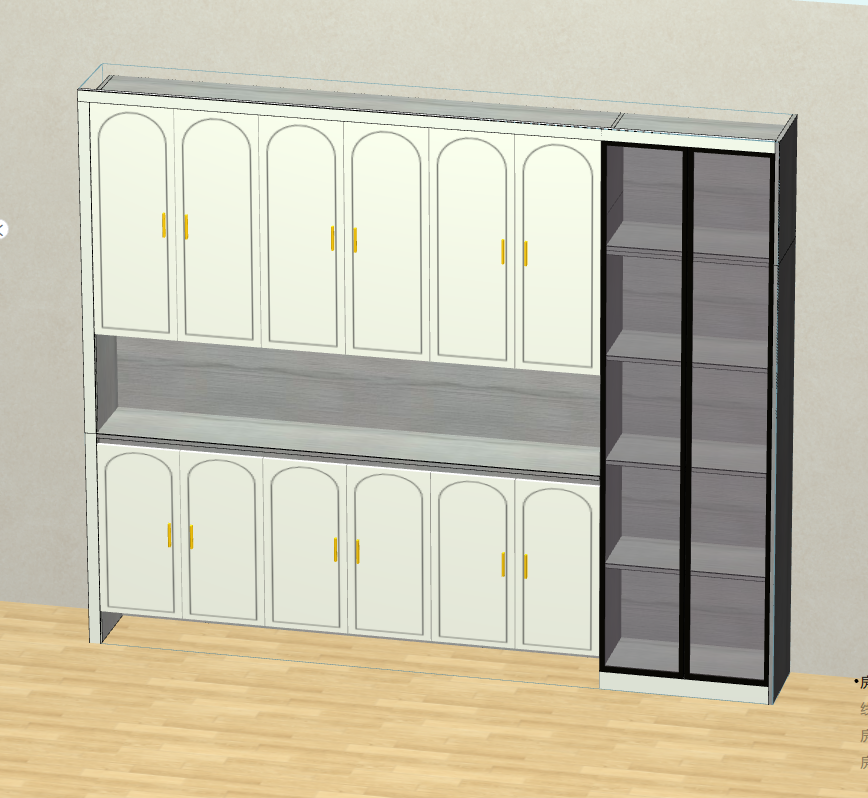 Panel furniture design and order dismantling software, one horizontal and one vertical six-sided painting cabinet, mobile phones, computers and tablets can be operated, and you can get started in three days