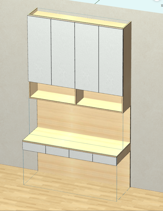 Panel furniture cabinet design and order splitting software, on-site measurement of the room can be out of the renderings, front-end design back-end production, front and back end through
