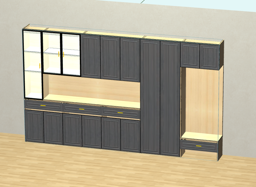 Cabinet software Panel furniture design and order software, front and back end integration