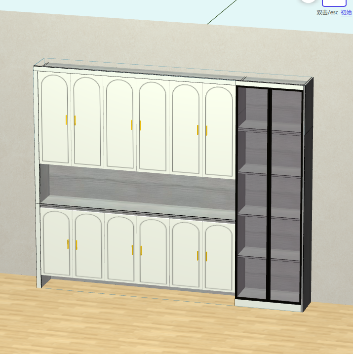 Panel furniture cabinet design and order splitting software, on-site measurement of the room can be out of the renderings, front-end design back-end production, front and back end through