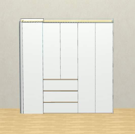 The cabinet software is a good helper for the whole house customization, and the design and production are integrated!