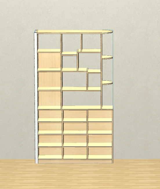 The cabinet software only needs to draw a diagram and split the order data to save time and labor