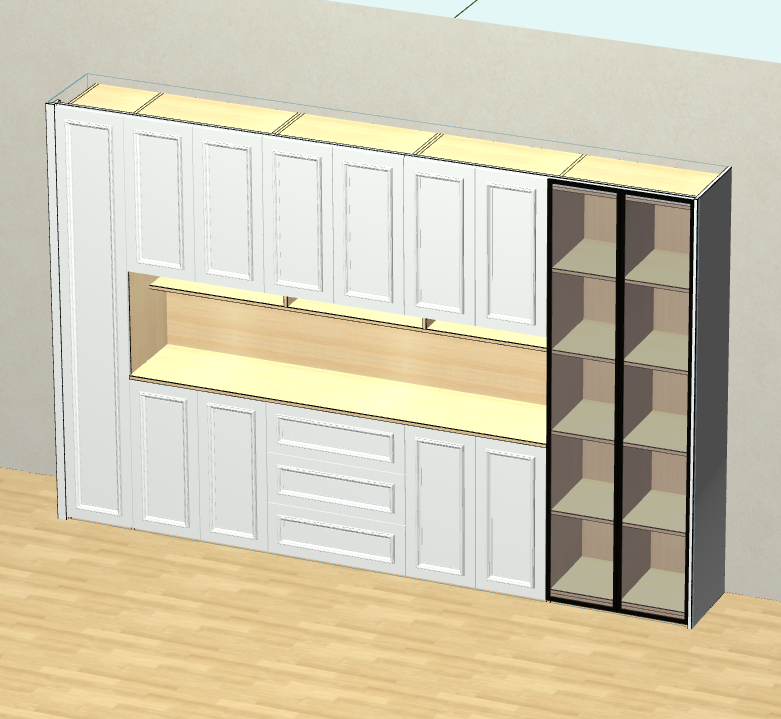 Cabinet software Panel furniture design and order software, front and back end integration