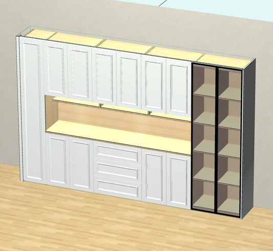 The front and back ends are integrated, and there is no need for CAD-based cabinet design and order splitting software, including docking with all domestic equipment