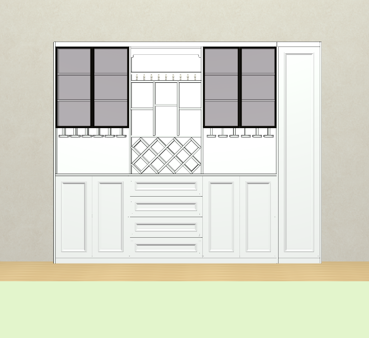 The cabinet software only needs to draw a diagram and split the order data to save time and labor