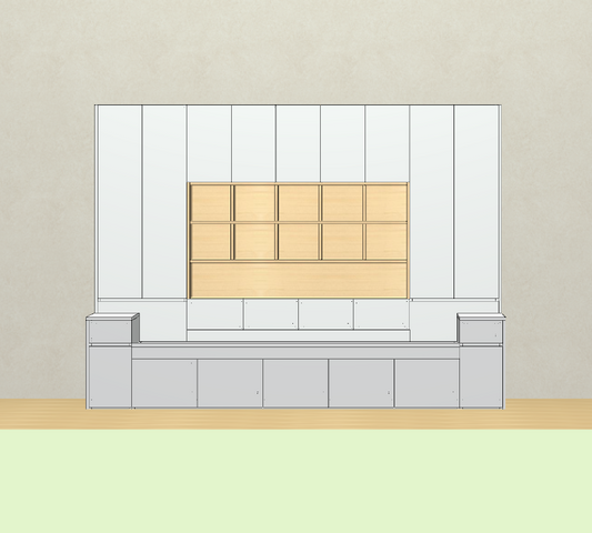 The cabinet software is a horizontal and vertical six-sided drawing cabinet, which can be operated by mobile phones, computers and tablets, and can be used in three days