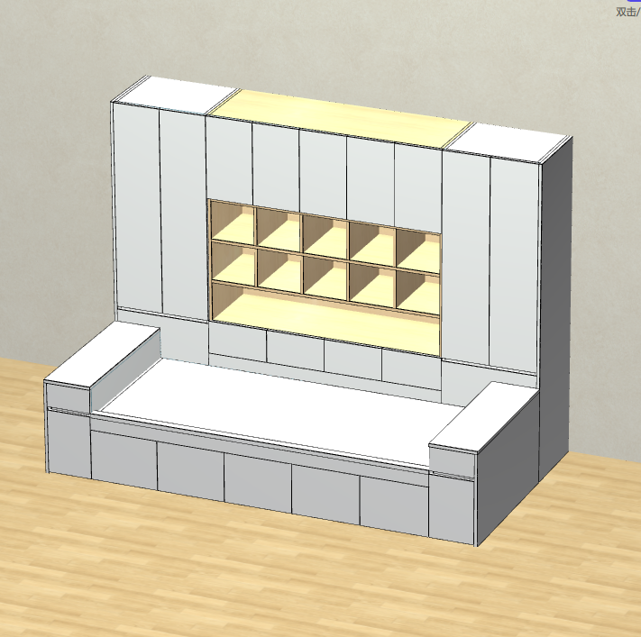 The cabinet software is a horizontal and vertical six-sided drawing cabinet, which can be operated by mobile phones, computers and tablets, and can be used in three days