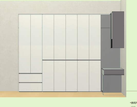 The cabinet software that can be drawn at the three ends of the mobile phone, computer and tablet can be drawn, and the number of logins is not limited, and the six-sided drawing can be connected to the cutting machine