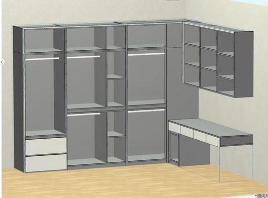 Panel furniture design and order splitting software, mobile phones, tablets, and computers can be drawn online to help the factory grow 3 times