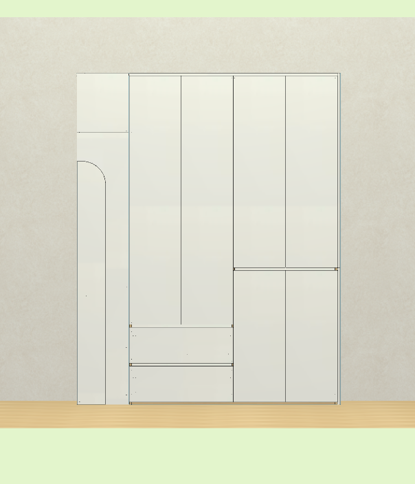 Panel furniture design and order splitting software, mobile phone and tablet design, computer material production, three-end synchronization