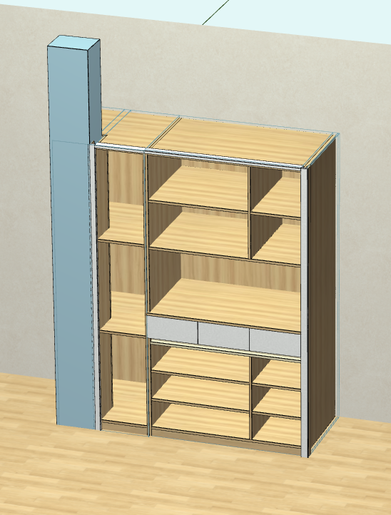 The cabinet software only needs to draw a diagram and split the order data to save time and labor