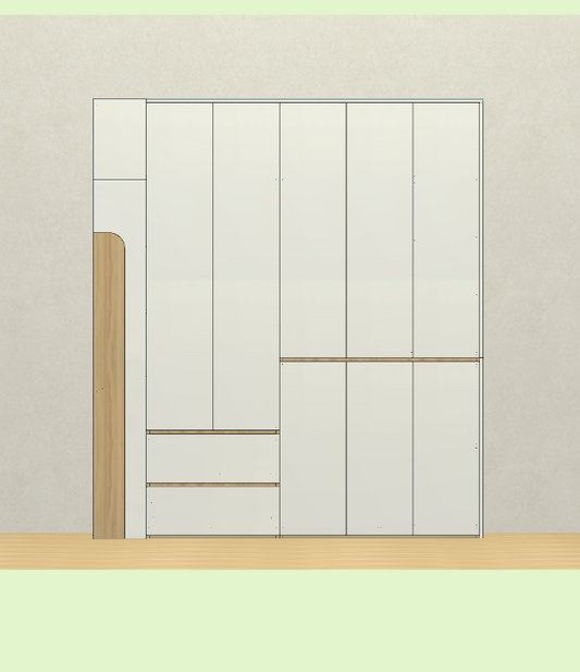 The cabinet software is unprecedentedly simple, and novices, carpentry masters, and installers can use a single rendering production software