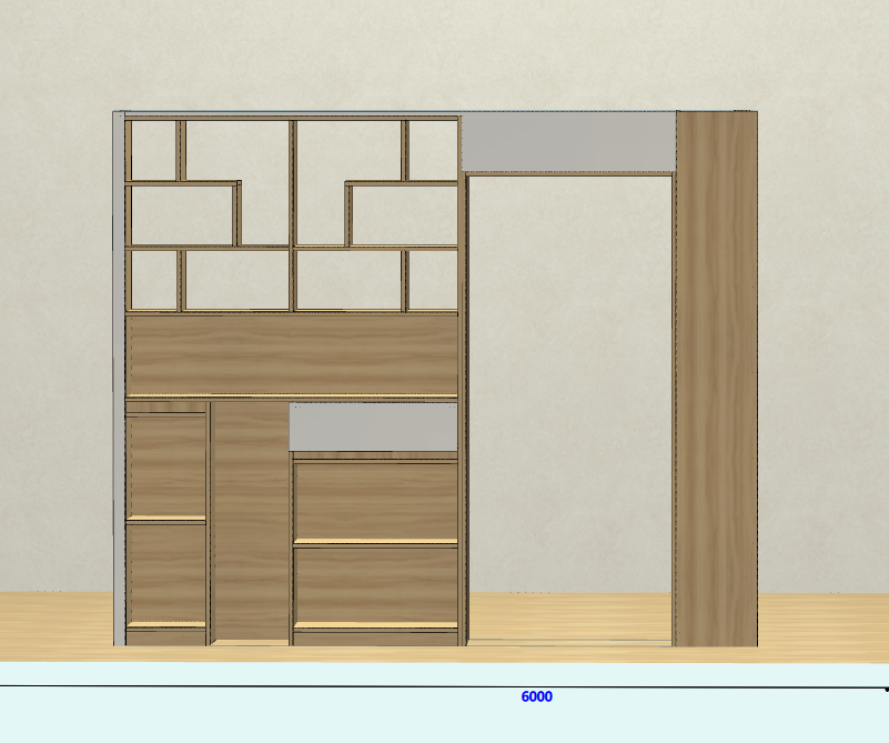 You only need to draw a diagram of the panel furniture design and order splitting software, renderings, order splitting data, and design to production in one