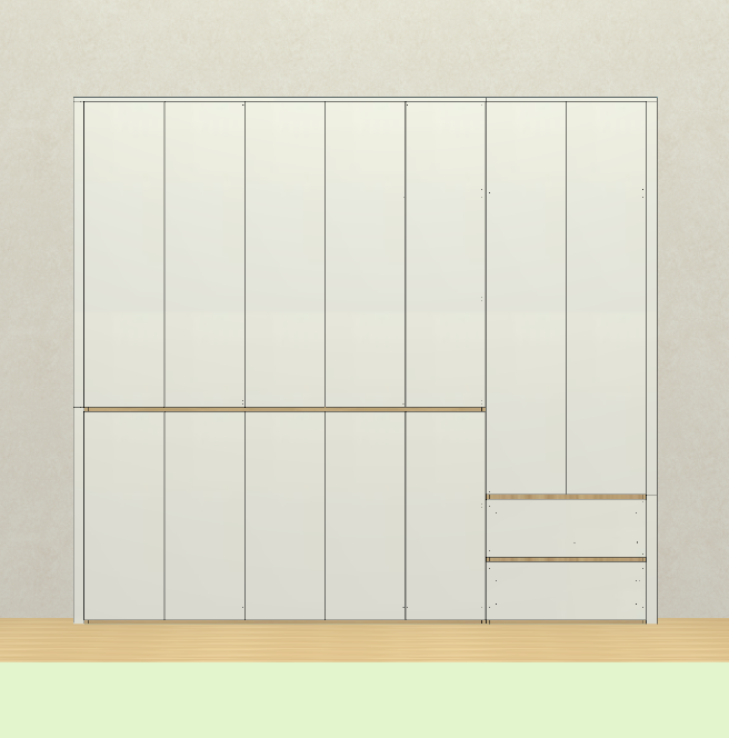The cabinet software only needs to draw a diagram and split the order data to save time and labor