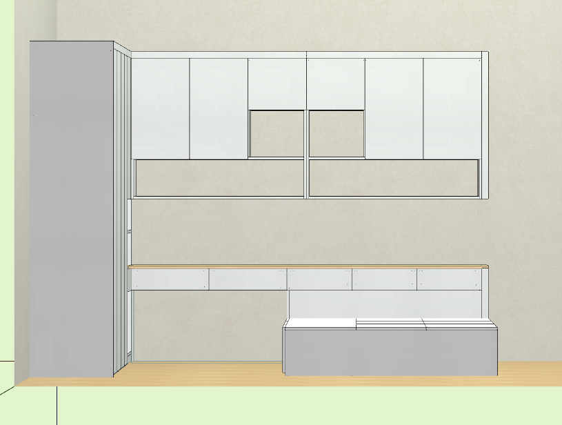 The cabinet software is a horizontal and vertical six-sided drawing cabinet, which can be operated by mobile phones, computers and tablets, and can be used in three days