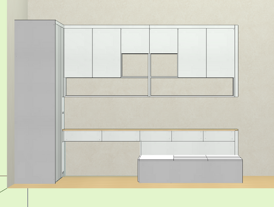 The cabinet software is a horizontal and vertical six-sided drawing cabinet, which can be operated by mobile phones, computers and tablets, and can be used in three days