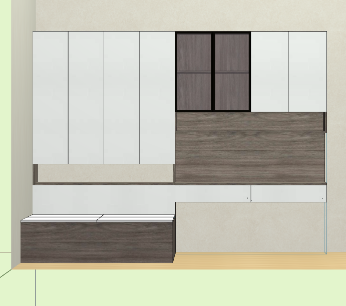 Remote eye remote docking customer customer scan the code to view the design 3D renderings electronic confirmation