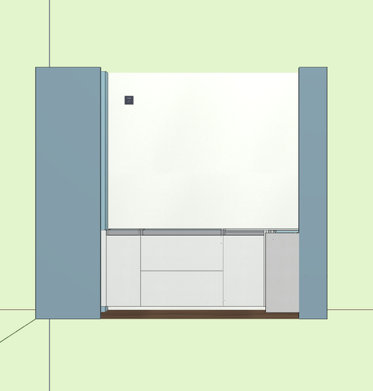 Panel furniture design, order splitting production software, you can draw cabinets with your fingers, one horizontal and one vertical, six sides of the drawing, mobile phone tablet data synchronization