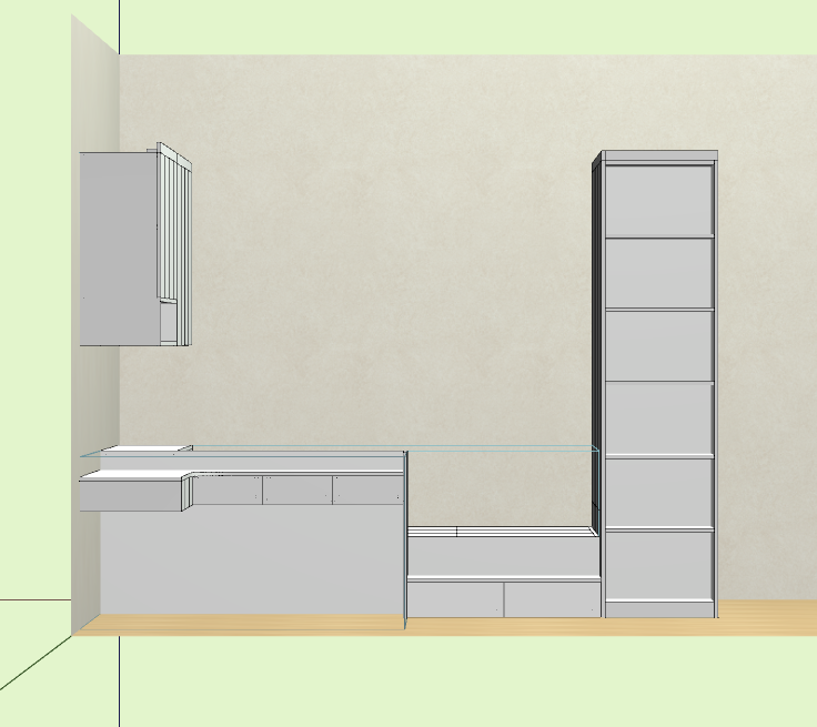 this fool-like operation of the splitting software one horizontal and one vertical six-sided painting cabinet mobile phone, computer, tablet can be operated without CAD foundation can be started in three days