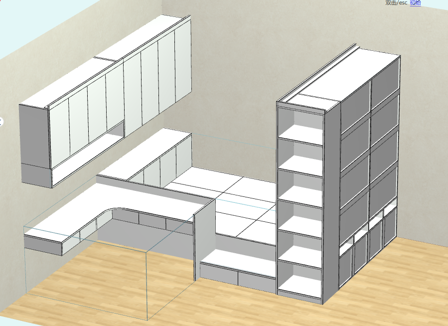 this fool-like operation of the splitting software one horizontal and one vertical six-sided painting cabinet mobile phone, computer, tablet can be operated without CAD foundation can be started in three days