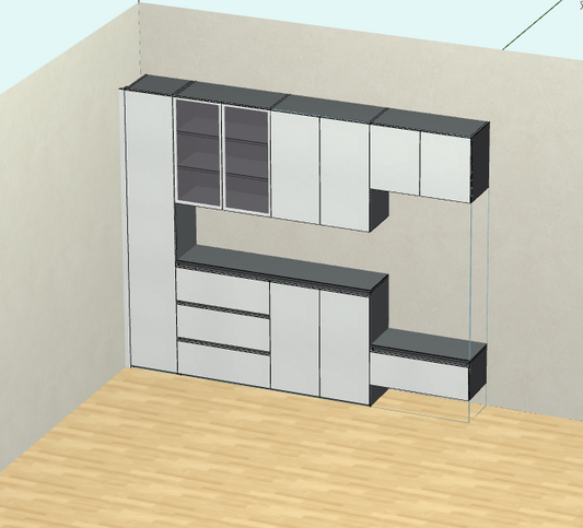 Panel furniture design and order splitting software, just draw a diagram renderings, split data Save time, save labor, and open up design to production!