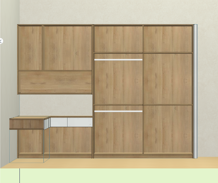 Panel furniture design, order splitting production software, you can draw cabinets with your fingers, one horizontal and one vertical, six sides of the drawing, mobile phone tablet data synchronization