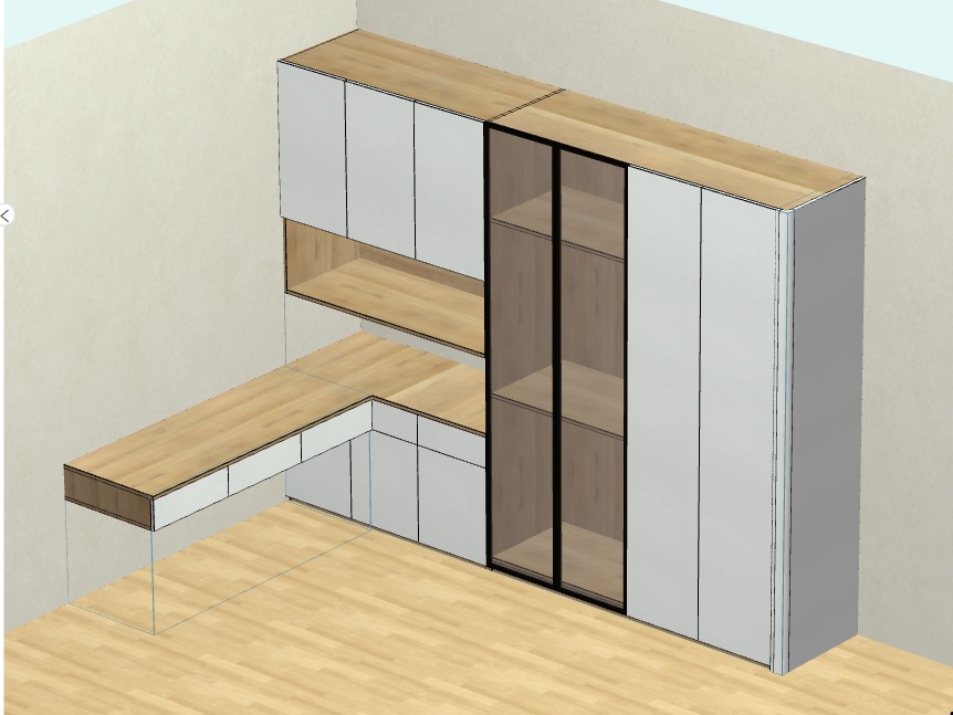 Panel furniture design, order splitting production software, you can draw cabinets with your fingers, one horizontal and one vertical, six sides of the drawing, mobile phone tablet data synchronization