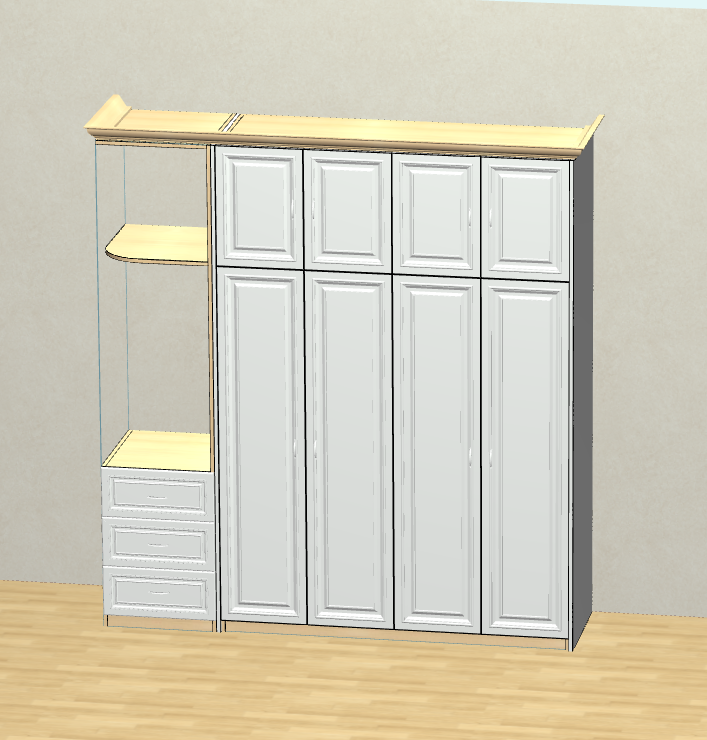 This multifunctional computer desk features built-in drawers and a sturdy design to hold a television, providing an effcient workspace and entertainment setup in any room, Perfect for modern living environments