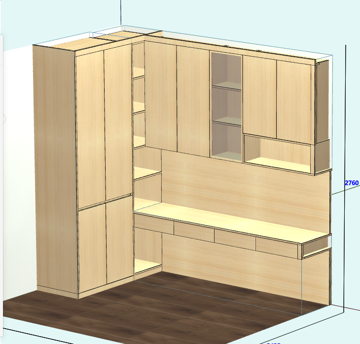 Cabinet software, drawing a drawing can be directly produced, typesetting, rendering, automatic CAD quotation, and order splitting