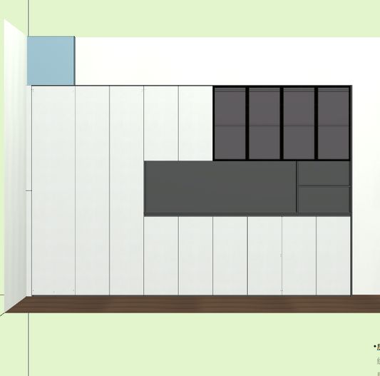 Panel furniture design order dismantling software, only need to draw a diagram renderings, order dismantling data to save time and labor