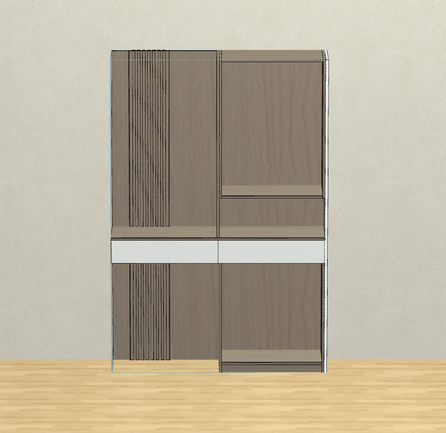 Panel furniture design, order splitting production software, you can draw cabinets with your fingers, one horizontal and one vertical, six sides of the drawing, mobile phone tablet data synchronization