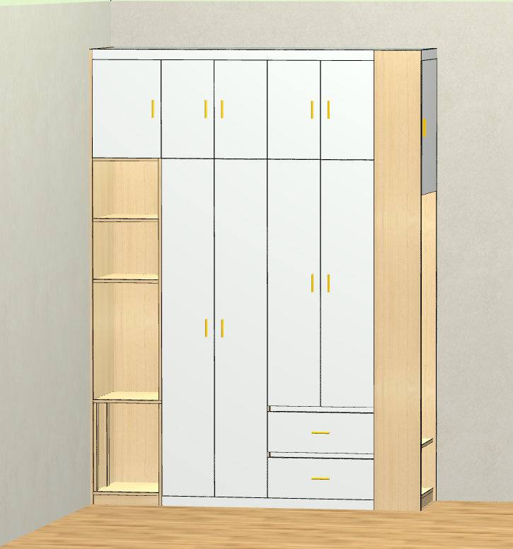 Remote eye remote docking customer customer scan the code to view the design 3D renderings electronic confirmation